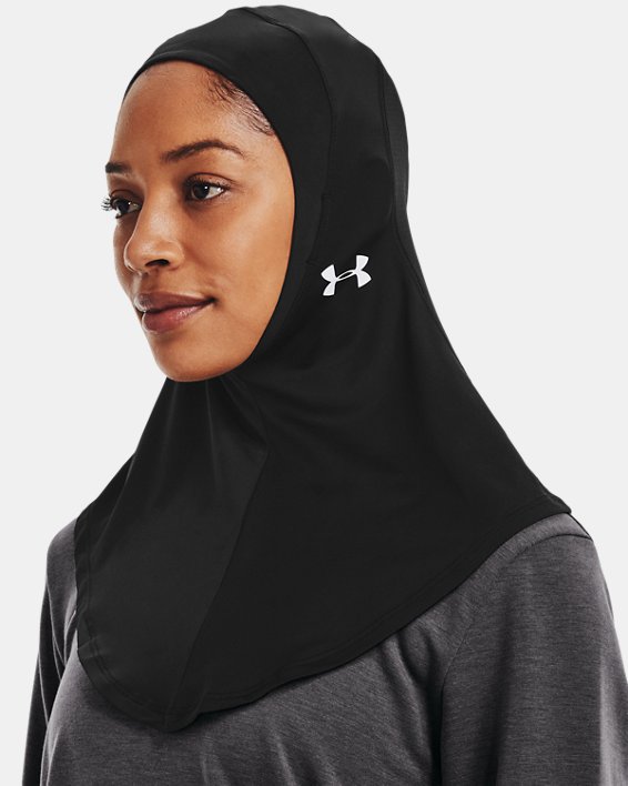 Hijab UA Sport para mujer, Black, pdpMainDesktop image number 2